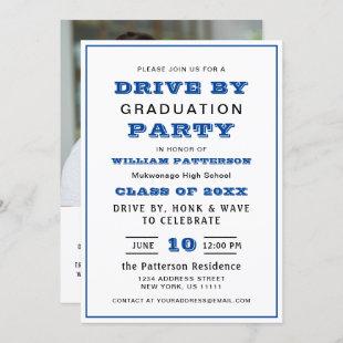 Class of 2024DRIVE BY PHOTO Graduation Party Invitation