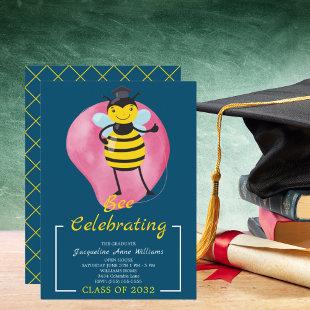 Class of 2032 Bee Celebrating Graduation Party Invitation