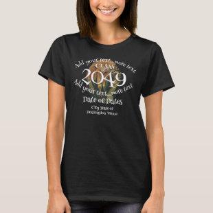 Class of 2049 Your Year Party Celebration Grad T-Shirt