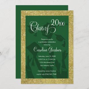 Class of 20XX Graduate Celebration Any Color Gold Invitation