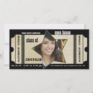 Class of Graduation PARTY OPEN House Invitation