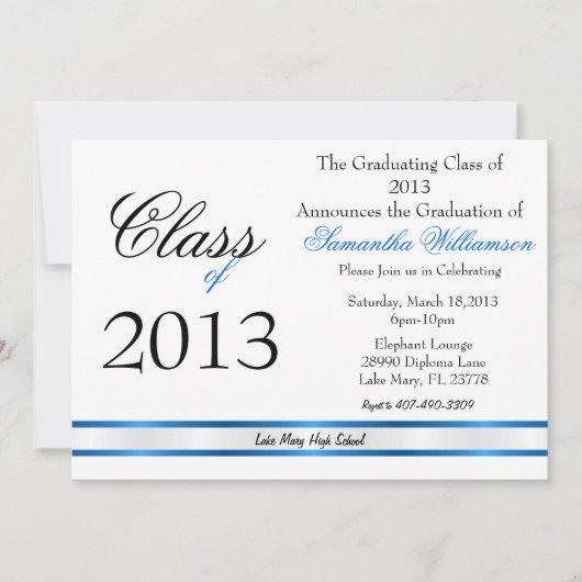 Classic Elegant Graduation Annoucement/Invitation Invitation