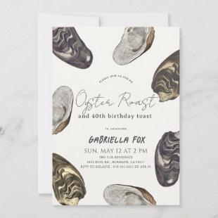Classic Oyster Roast Birthday Invitation