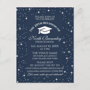 Classy, Elegant School Reunion Design Invitation Postcard