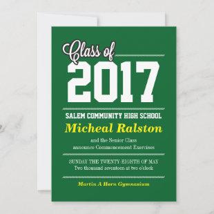Classy Graduation Announcement