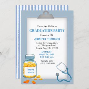 Clipboard Nurse/Medical Graduation Invitation