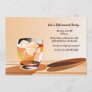 Cocktail and Cigar Invitation