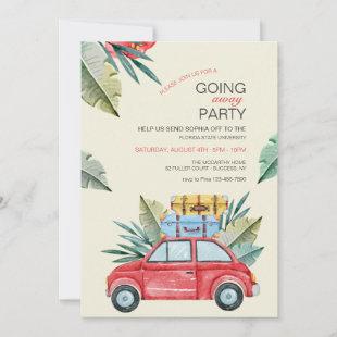 College Bound Tropical Party Invitation