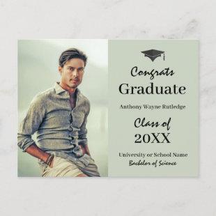 College Graduation Announcement with Photo