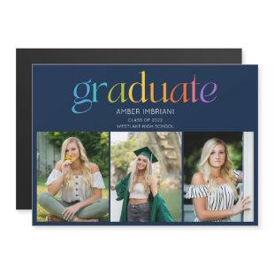 Colorful Girl Photo High School Graduation