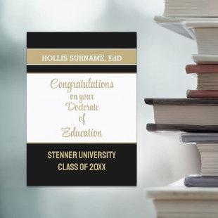 Congrats! Doctorate of Education grad card