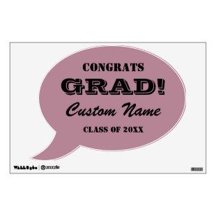 Congrats Grad | Graduation  Wall Sticker