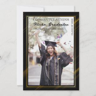 Congratulaiton Graduate Photo Announcement Card