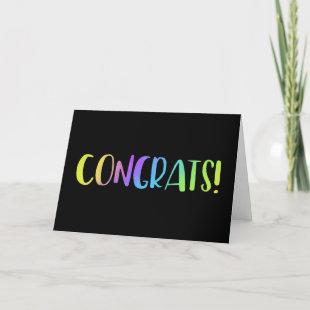 Congratulations Grad or Any Event Greeting Card