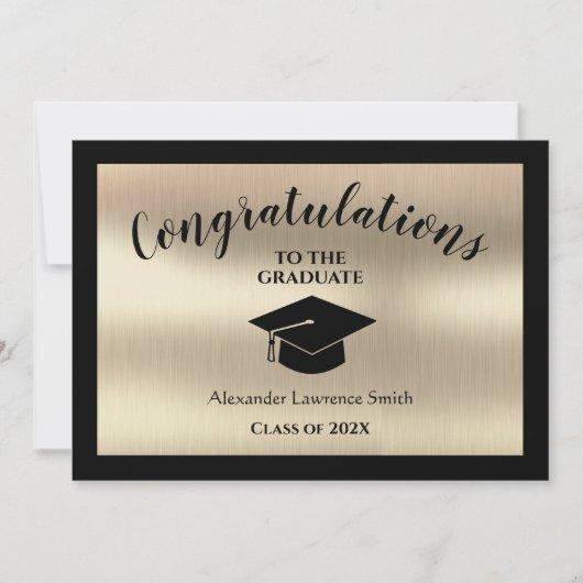 Congratulations Graduate Class of 2021 Black Gold Announcement
