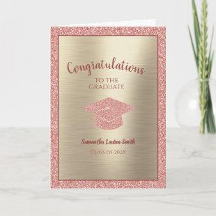 Congratulations Graduate Class of 2022 Pink Gold Card