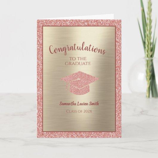 Congratulations Graduate Class of 2024 Pink Gold Card