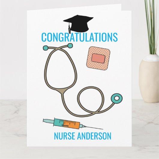 Congratulations Nurse Graduate Big Card