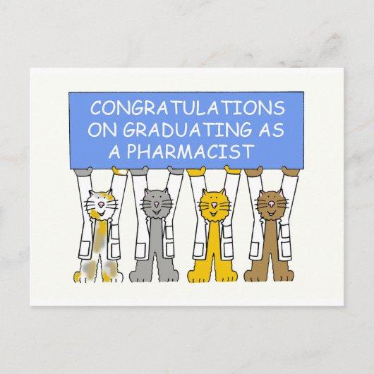 Congratulations on Graduating as a Pharmacist Announcement Postcard