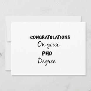 congratulations on your phd degree invitation
