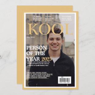 Cool Graduate Fake Magazine Cover for Grad Card