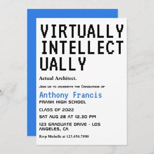 Cool Virtual Graduate Party Invitation