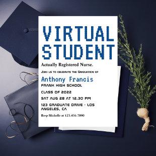 Cool Virtual Graduate Party Invitation