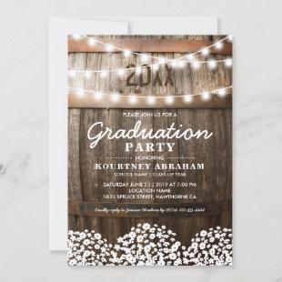 Country Rustic Graduation Party | Class of 2022 Invitation