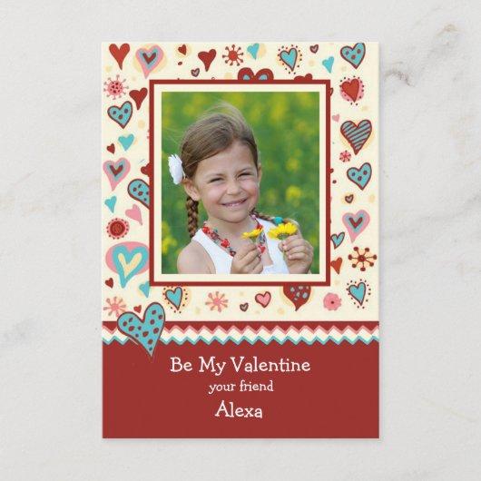 Country Valentine Photo Classroom Card