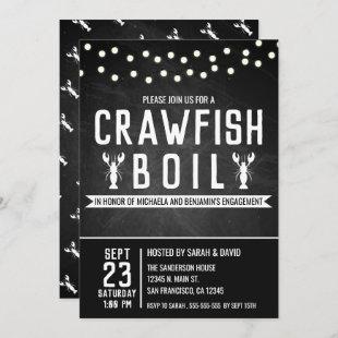 Crawfish Boil Cajun Engagement Party Invitation