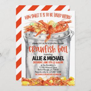 Crawfish Boil Couples Shower Invitation