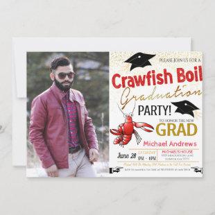 Crawfish Boil Graduation Invitation