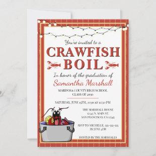 Crawfish Boil High School College Graduation Invitation