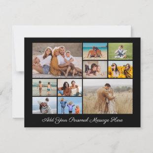 Create Your Own 10 Photo Collage Holiday Card