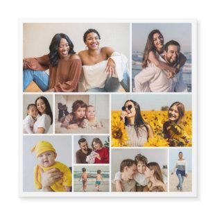 Create Your Own 10 Photo Collage Magnetic Card