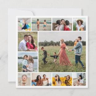 Create Your Own  11 Photo Collage Invitation