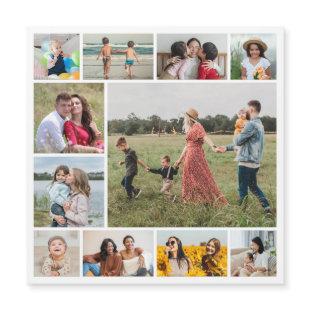 Create Your Own  11 Photo Collage Magnetic Invitation