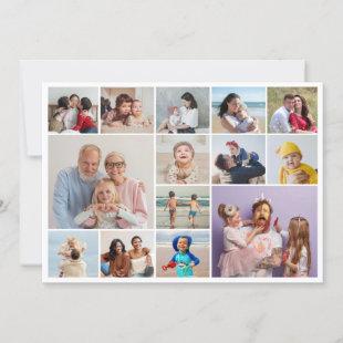 Create Your Own 14 Photo Collage Card