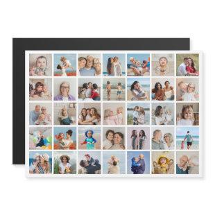 Create Your Own 35 Photo Collage Magnetic Card