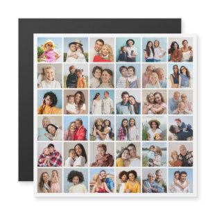 Create Your Own 36 Photo Collage Magnetic Card