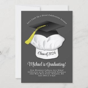 Culinary Chef Graduation Party Invitation