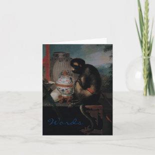 Curious Monkey ~ Card / Invitations