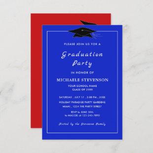 Custom Colors and Font Your Graduation Invitation