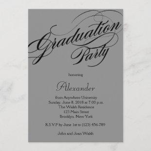 Custom Graduation Party Invitation