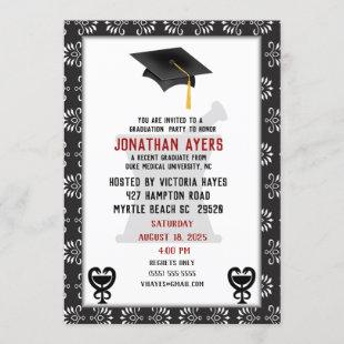 Custom Pharmacist Graduation Invitation