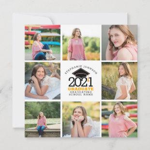 Custom Photo Collage Class of 2021 Announcement