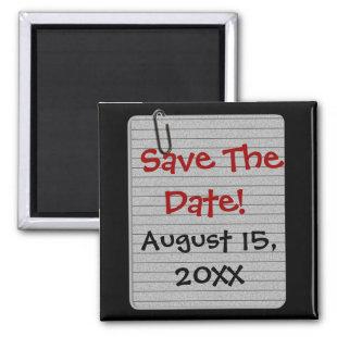 Custom Save The Date! Magnet