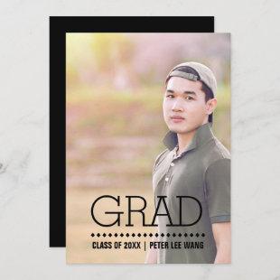 Custom Year Graduation Party Photo Invitation