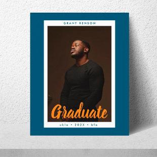 Customizable University Graduate Photo Graduation