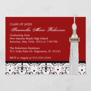 Cute Custom Graduation Invitation